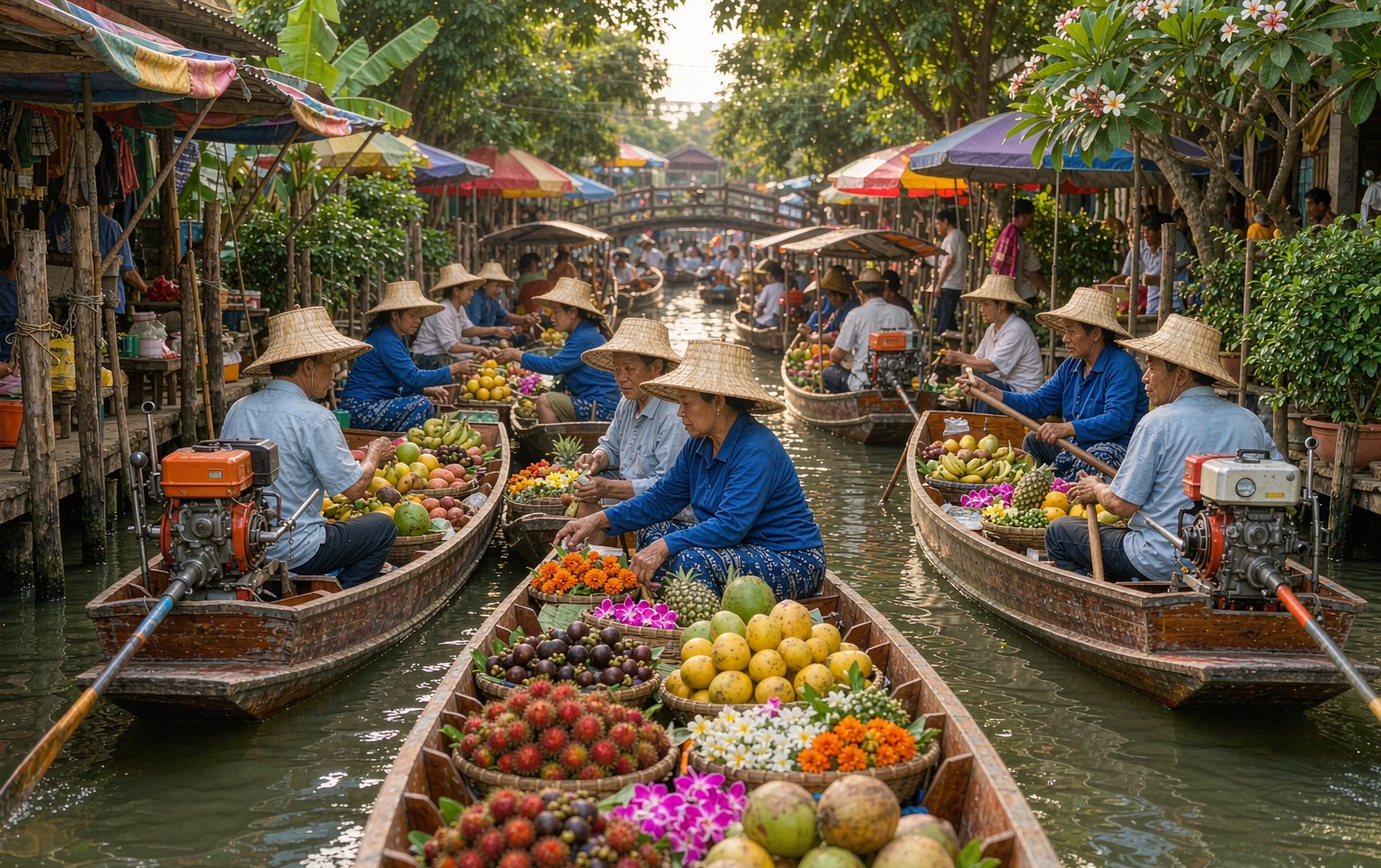 Floating market